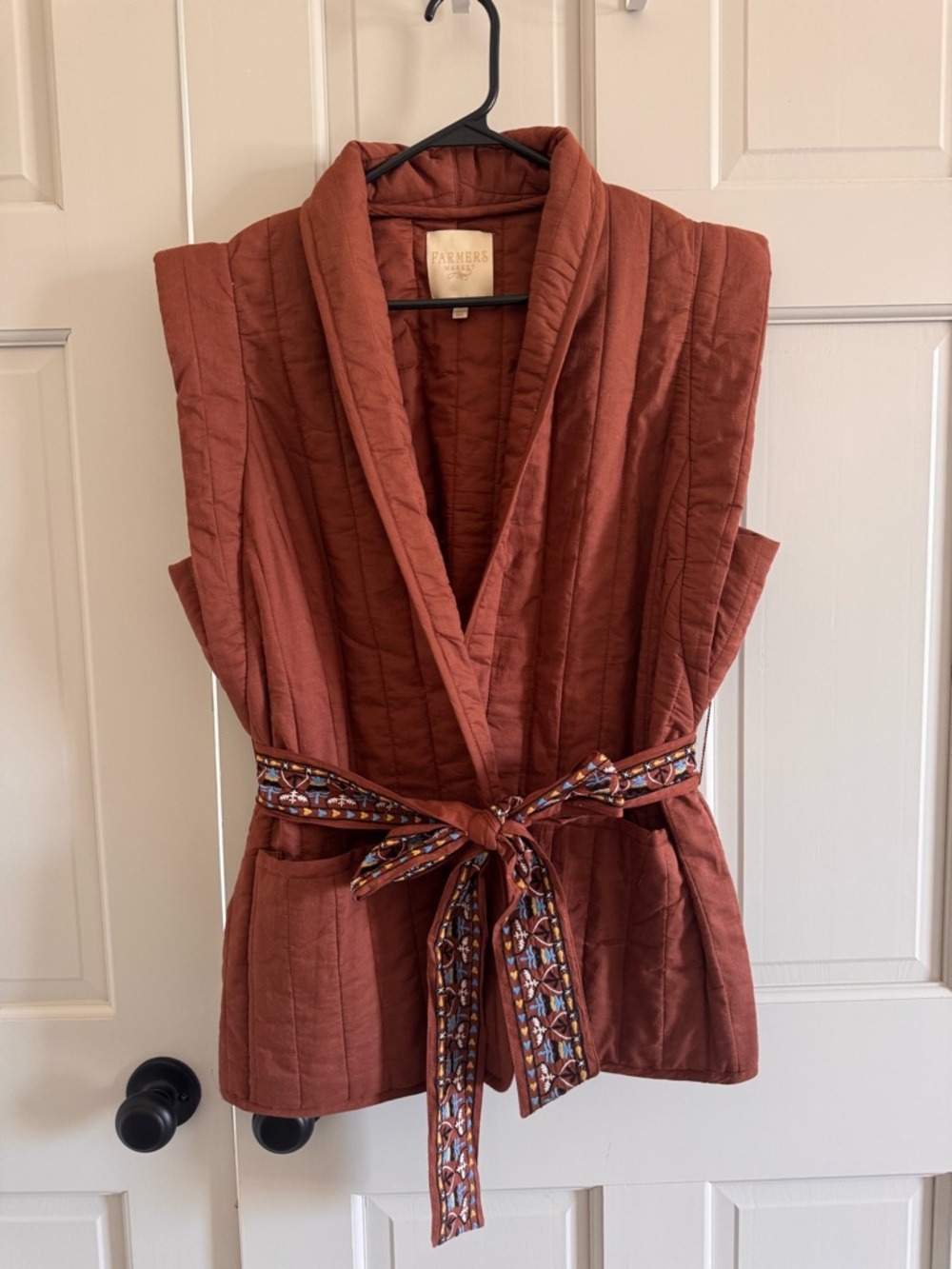 Farmers Market Quited Vest M